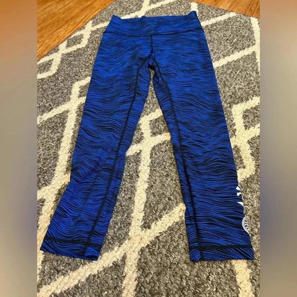 lululemon athletica x Soulcycle High Times Pant in Life Lines Cerulean - Picture 1 of 4